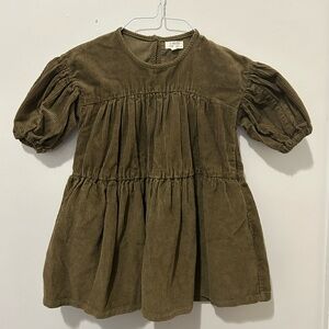 THE SIMPLE FOLK 
Auvrie Corduroy Dress | Khaki